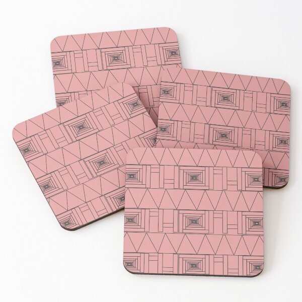Item preview, square with tringle unique pattern design  designed and sold by sankacreation.