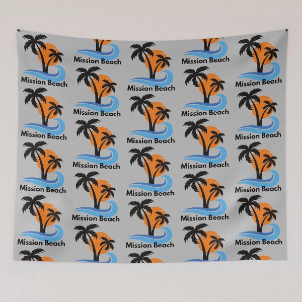 Item preview, Mission Beach, California designed and sold by MtWoodsonSales.