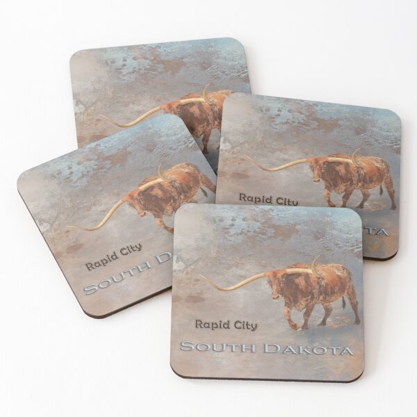 Item preview, Longhorn Bull Rapid City Dakota del Sur designed and sold by Elisabeth Lucas.