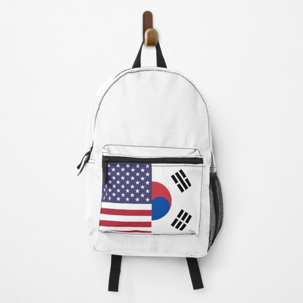 Item preview, USA Korea Mixed Flag designed and sold by bonkproof.