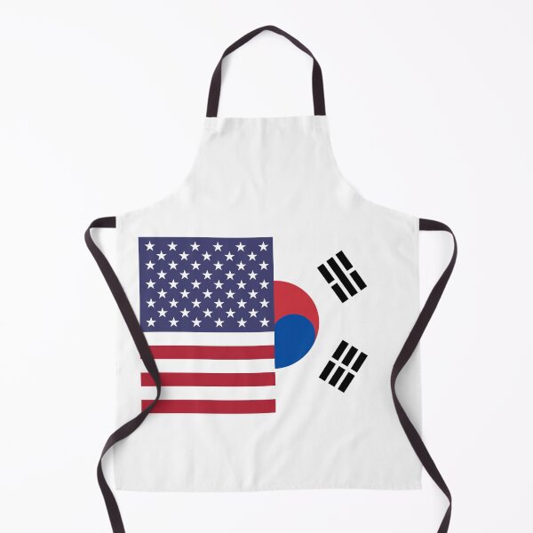 Item preview, USA Korea Mixed Flag designed and sold by bonkproof.