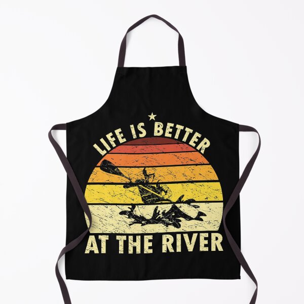 Item preview, Life Is Better At The River Retro Kayaking Rafting designed and sold by Earthshaker-art.