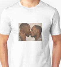 Two Black Men Kissing Meme Unisex T-Shirt
