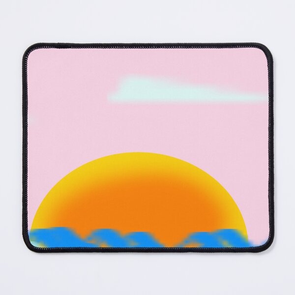 Item preview, Watercolor Yellow Orange Beach Sunset Sky,sunset pink sky,tropical beach sunset, designed and sold by Tamas Das.
