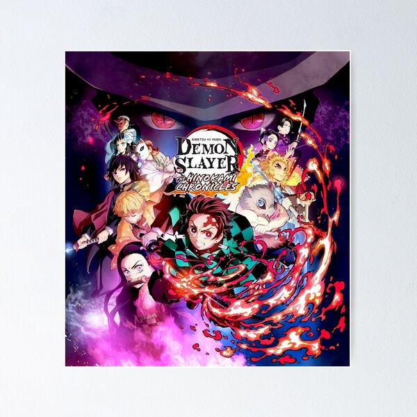 Quadro Demon Slayer poster Filme