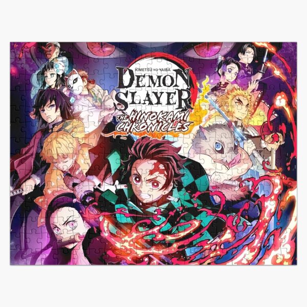 Demon Slayer Anime T Shirt Jigsaw Puzzle by Anime Art - Pixels