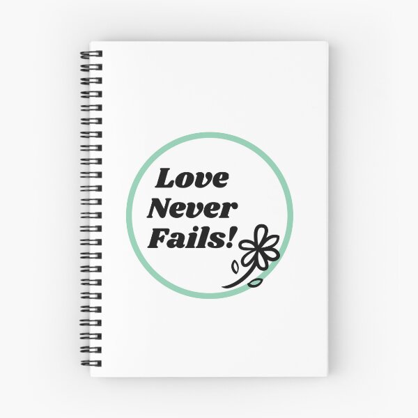 Item preview, love never fails designed and sold by Life of Kenzie Designs.