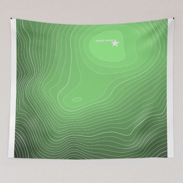 Item preview, Topography - Mount Rainier designed and sold by designcm.