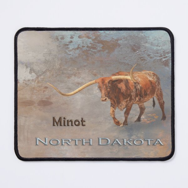 Item preview, Longhorn Bull Minot North Dakota designed and sold by Elisabeth Lucas.