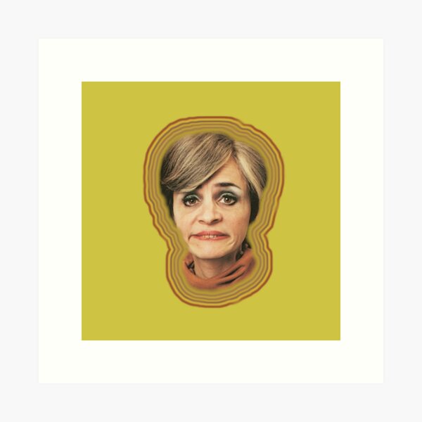 Jerri Blank strangers With Candy Print of Acrylic Portrait 