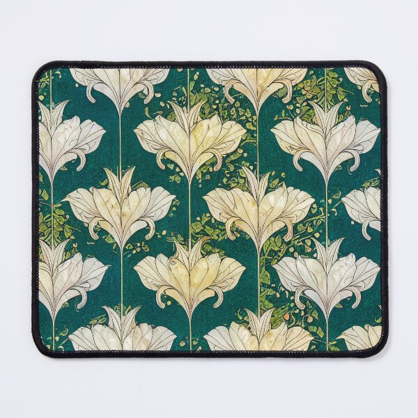 Item preview, Floral lily pattern in art nouveau style  designed and sold by Elbenlady.