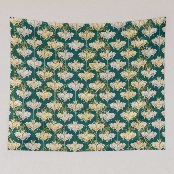 Item preview, Floral lily pattern in art nouveau style  designed and sold by Elbenlady.