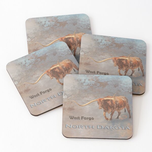 Item preview, Longhorn Bull West Fargo North Dakota designed and sold by Elisabeth Lucas.