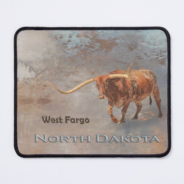 Item preview, Longhorn Bull West Fargo North Dakota designed and sold by Elisabeth Lucas.