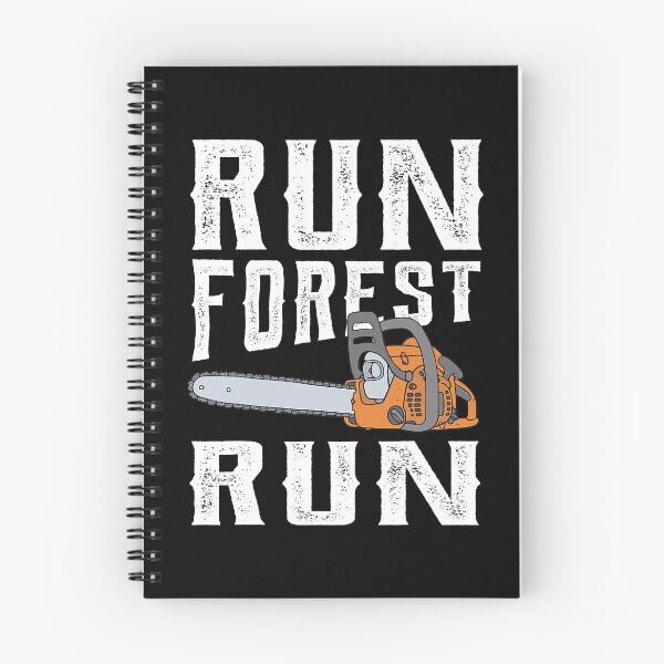 Item preview, Run Forest Run Funny Lumberjack Arborist designed and sold by Earthshaker-art.