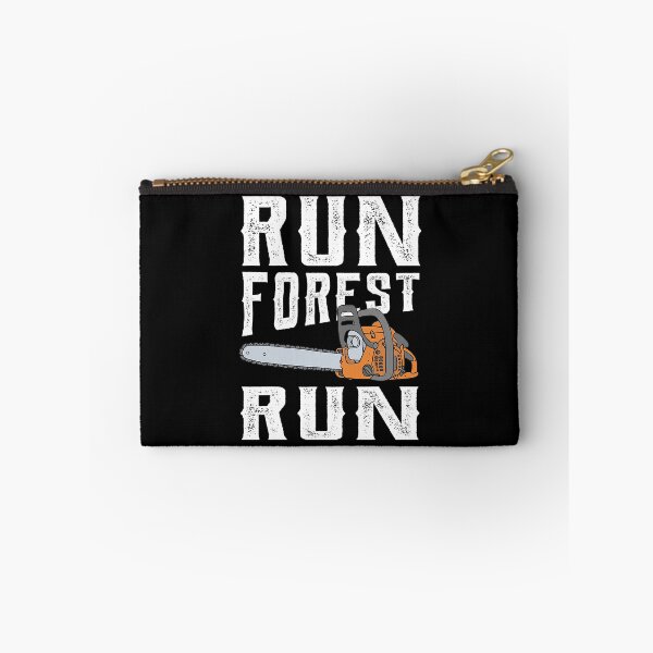 Item preview, Run Forest Run Funny Lumberjack Arborist designed and sold by Earthshaker-art.