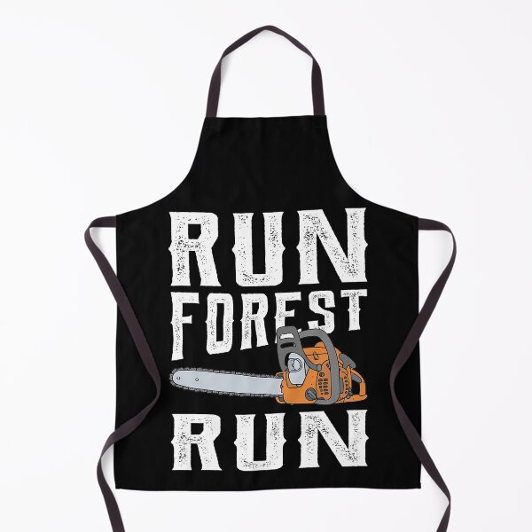 Item preview, Run Forest Run Funny Lumberjack Arborist designed and sold by Earthshaker-art.