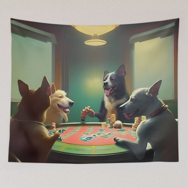 Item preview, Dogs Playing Poker designed and sold by Adjoga.