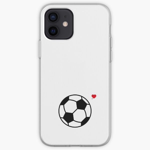 Amour de football (amour de football) Coque souple iPhone