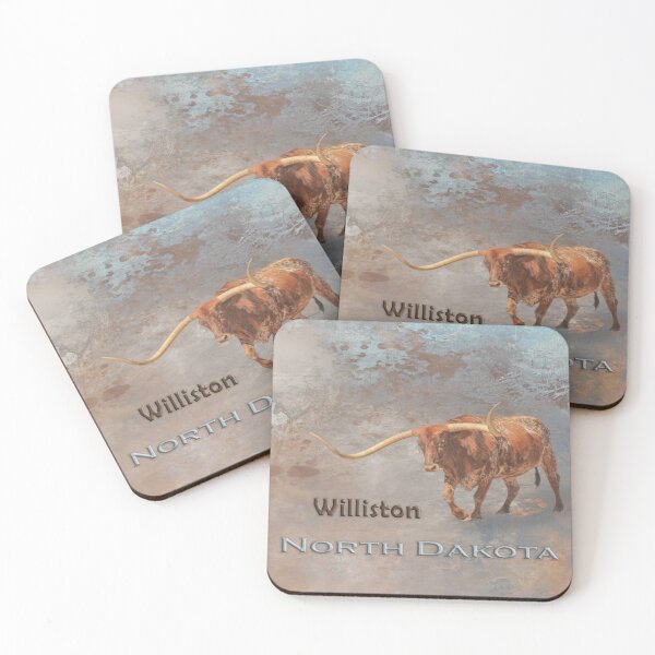 Item preview, Longhorn Bull Williston North Dakota designed and sold by Elisabeth Lucas.