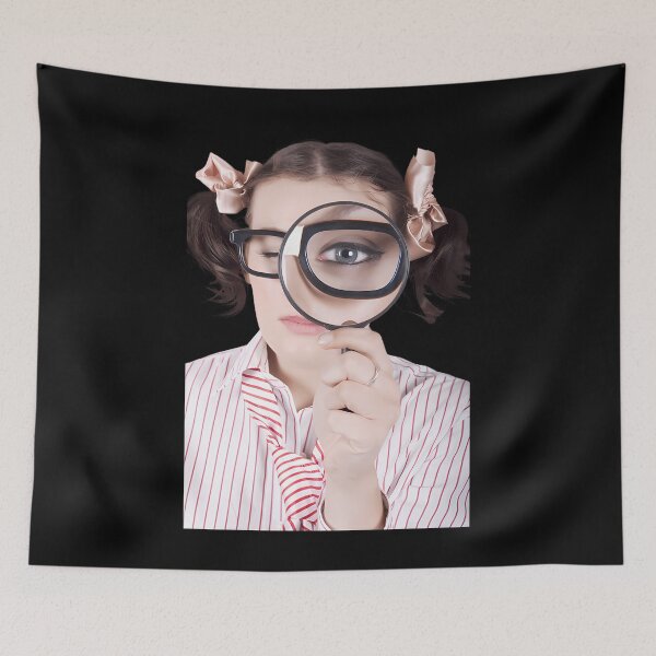 Item preview, watchful business woman performing system audit jorgo photography transparent designed and sold by lynetampab.