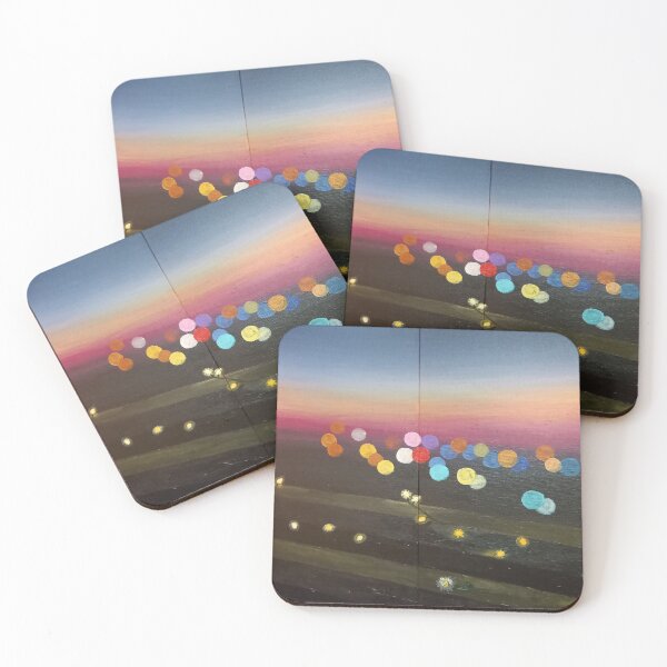 Item preview, Fairy lights and Hazy Summer Nights  designed and sold by LinaPark-Art.