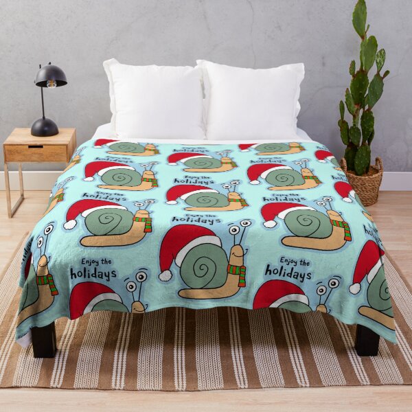 Item preview, Enjoy the Holidays! Christmas Snail designed and sold by IdinDesignShop.