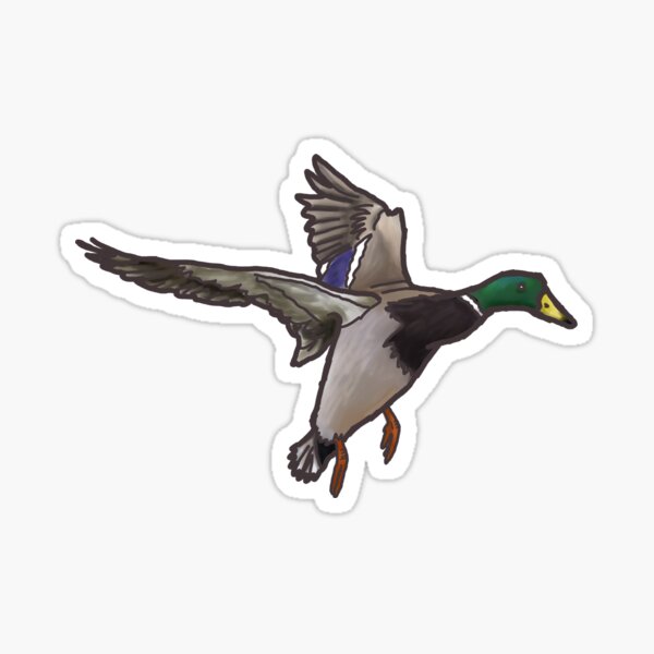 Duck Hunting,Flag,Quack Head,Duck Life,Hunter,Waterfowl,sticker,vinyl decal