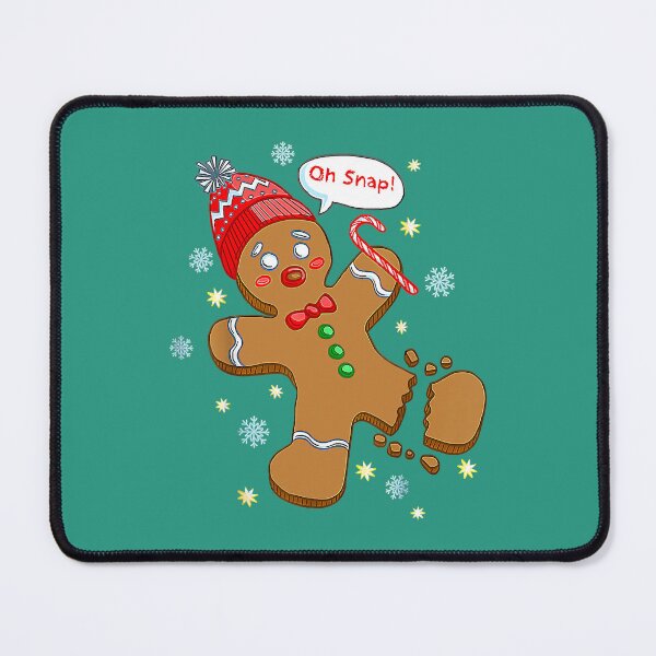 Item preview, Gingerbread Man Cookie X Mas Oh Snap Funny Cute Christmas designed and sold by BaldwiScot.
