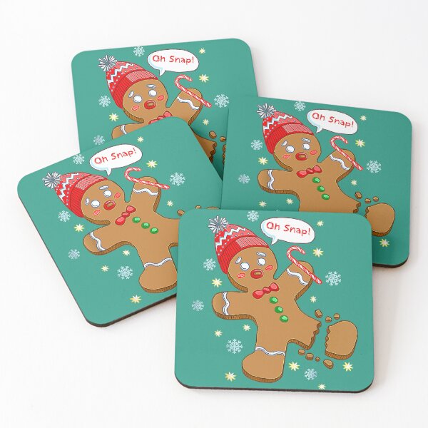 Item preview, Gingerbread Man Cookie X Mas Oh Snap Funny Cute Christmas designed and sold by BaldwiScot.