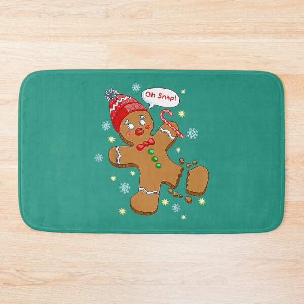 Item preview, Gingerbread Man Cookie X Mas Oh Snap Funny Cute Christmas designed and sold by BaldwiScot.