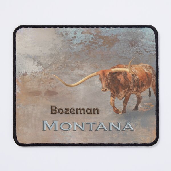 Artikelvorschau, Longhorn Bull Bozeman Montana entworfen und verkauft von Elisabeth Lucas.