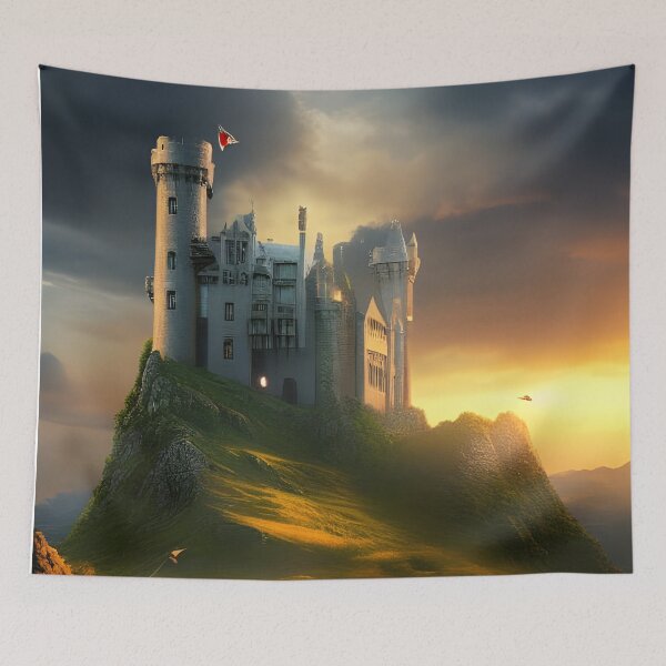 Item preview, Castle in Sunset designed and sold by Adjoga.