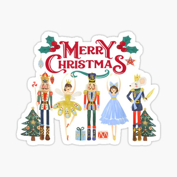 Item preview, Nutcracker Merry Xmas Sugar Plum Fairy Nutcracker Ballet designed and sold by IsraelCastro.