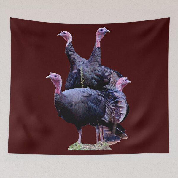 Item preview, Wild Turkeys designed and sold by Maureen Zaharie.