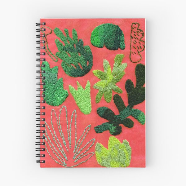 Item preview, tropical leaves embroidered pattern designed and sold by embroiderrred.