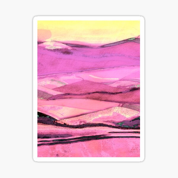 Pastel Hippie Garden Sticker