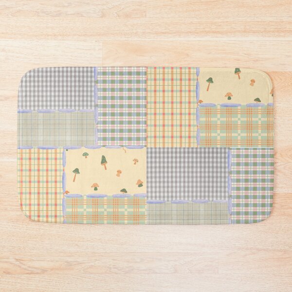 Item preview, Fall Mushroom Plaid Patchwork designed and sold by for-dreams-sake.