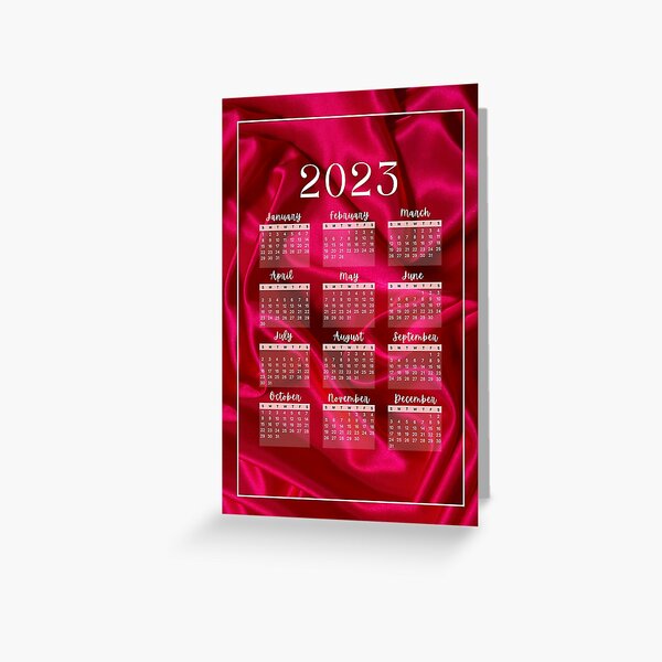 Aesthetic anime calendar 2023 year at a glance  Poster for Sale by  RecStore