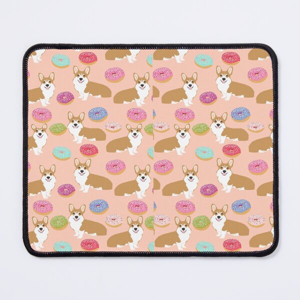 Item preview, Corgi welsh corgi doughnut food dessert dog dogs dog breed dog pattern pet friendly  designed and sold by nunezane.