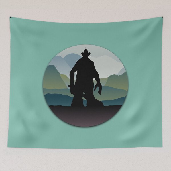 Item preview, Mountain Troll Silhouette designed and sold by Official-VQL.