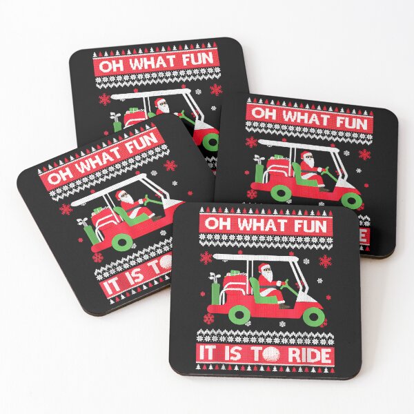 Item preview, Oh What Fun It Is To Ride Golf Cart Christmas Golfing Golfer designed and sold by IsraelCastro.
