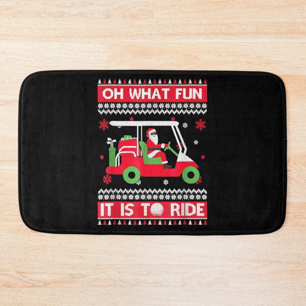 Item preview, Oh What Fun It Is To Ride Golf Cart Christmas Golfing Golfer designed and sold by IsraelCastro.