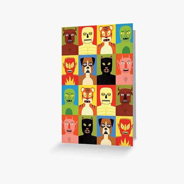 Animen Greeting Card