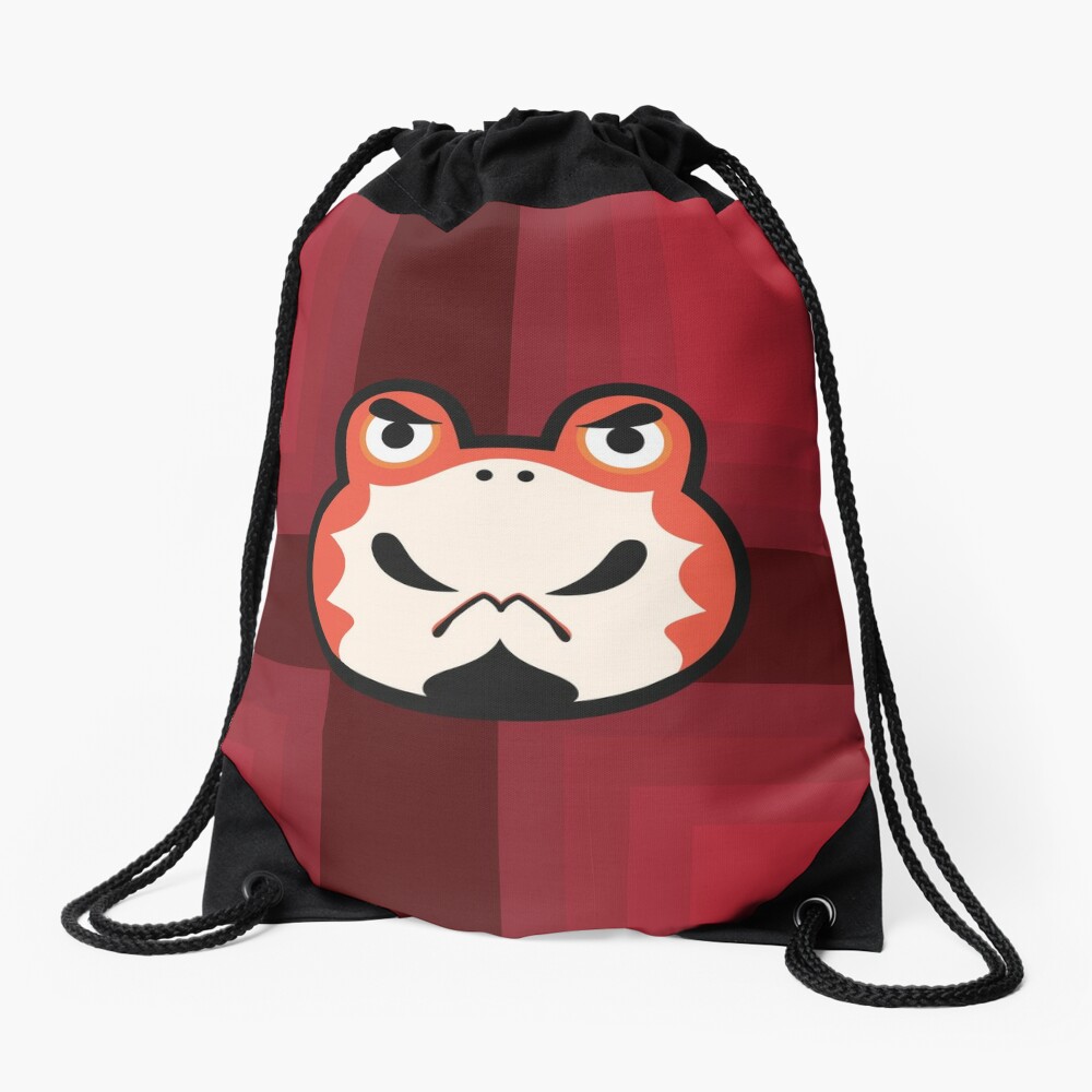 "CROQUE ANIMAL CROSSING" Drawstring Bag by purplepixel | Redbubble