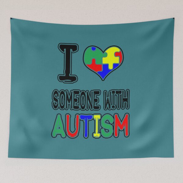 Item preview, I Love Someone With Autism designed and sold by TinaGahanh.