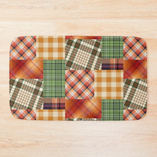 Item preview, Fall Plaid Pumpkin Patchwork  designed and sold by for-dreams-sake.