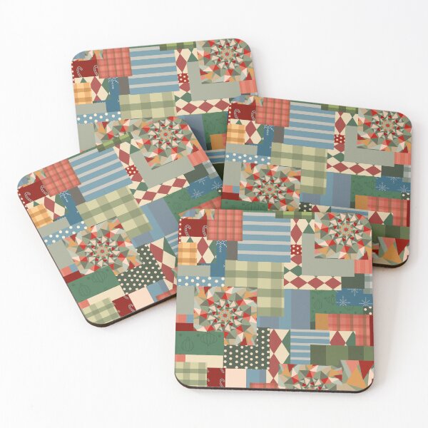 Item preview, Old world Christmas inspired Patchwork  designed and sold by Timstarstudio.