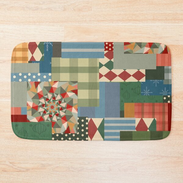 Item preview, Old world Christmas inspired Patchwork  designed and sold by Timstarstudio.