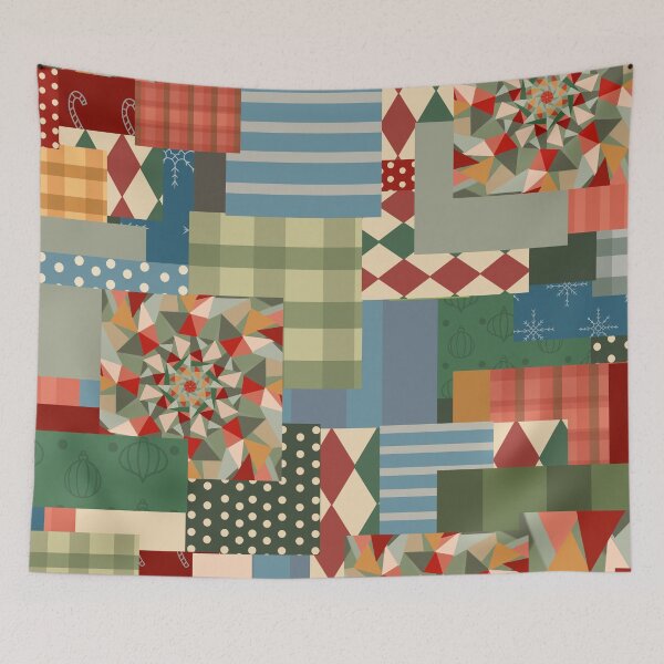 Item preview, Old world Christmas inspired Patchwork  designed and sold by Timstarstudio.